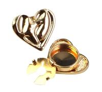 Button Covers - 2 pezzi decorativi a forma di cuore | Button Covers Clips, for Sewing Shirt Making Blosuse Dress Coat Jeans Party Daily Wears