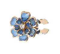 Button Covers - Sparkly Floral Fasteners, Rhinestone Alloy Pins, Rhinestone Flower Cufflinks | Button Covers For Women Blouses Use For Blouses Suit Crafts Sewing Business Daily Party Wedding Work