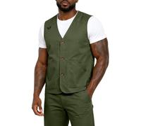 Button Down Senza Maniche Slim Fit Man Vest Scollo a V Casual Gilet Uomo Slim Fit Confortevole Tinta unita Gilet Leggero Traspirante Per L'usura quotidiana All'aperto Gilet Moda Asciugatura Rapida