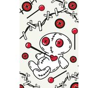 Button Eye Joe - Voodoo Doll: Lined Notebook: Part of The Rebel Spooks Range