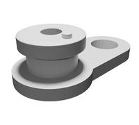 Button for Yaesu Radio Microphone Replacement Dual Mount Compatible