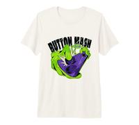 Button Mash Club Retro Gaming Arcade Player Video Game Maglietta Premium
