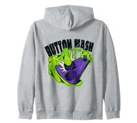 Button Mash Club Retro Gaming Arcade Player Videogioco Felpa con Cappuccio