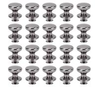 Button Nitraige Runde Daden per le Maniglie dei Cassetti Commercio in Pelle, 20 Set per Appassionati di Fai -da -te e Artigiani Zink Lealeon