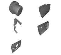 Button Plate Compatible with Fanatec CSR Original Wheel PCB Mount Racing Sim
