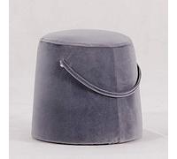 Buttons Cube Foot Stool Vanity Stool - Lussuoso poggiapiedi, moderno tavolino da caffè multifunzione per soggiorno camera da letto in pelle