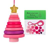 Buttons For Crafting - Button Christmas Ornament, Santa Ornament, Button Santa Kit, Sant Ornaments Kit, Hristmas Window Ornaments For Holiday Patio Courtyard Outdoor Indoor Lawn Garden Porch Pa