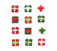 Buttons Galore Christmas Themed Buttons-Santa's Gifts 12/Pkg