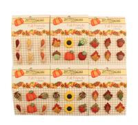 Buttons Galore Fall Friends 3D Buttons-Set of 6 Cards