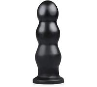 Buttplug (Ø 5.3-8.3 cm) Con un sensazionale design ondulato a tre punte e ampia base piatta, enorme spina anale XXL per l'utente esperto, liscia, flessibile, bolla