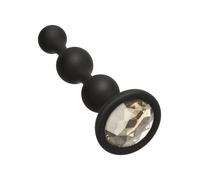 Buttplug con pietra trasparente dildo anale fallo dilatatore liscio stimolatore