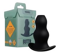 BUTTR Foxhole - Dildo Anale Cavo Espansore (Nero)