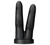 Vittoria BUTTR - doppio dito dildo anale (nero)