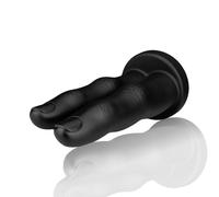 BUTTR Victory Double Finger Butt Plug - Plug anale grande con ventosa