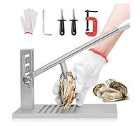 Buttwo Oyster Shucker, Kit di utensili professionali in acciaio inox per ristoranti e case, con 2 coltelli per ostriche e guanti.