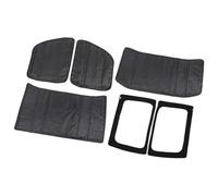 BUTUFYTR Copertura insonorizzante per J&eep per Wrangler JL 4 Porte 2018-2024 Isolamento Termico Tetto Dell'auto in Cotone Insonorizzato(Black Roof And Window)