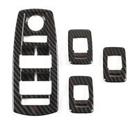 BUTUFYTR Cornici per BMW X3 E83 2006-2010 Adesivi Copertura Telaio Pulsante Dell'interruttore Finestrino(Carbon Fiber Look)
