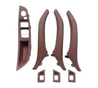 BUTUFYTR Maniglia interna Per Serie 5 F10 F11 520 523 525 528 2010-2017 7 Pezzi LHD Interruttore Alzacristalli Interno Gruppo Copertura Bracciolo(Red Brown,B)