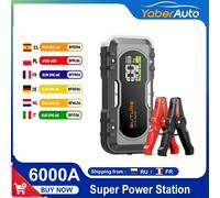 BUTURE Power Bank 6000A Avviatore di emergenza Caricatore portatile Car Booster 12V Dispositivo di avviamento automatico Avviamento batteria per auto di emergenza