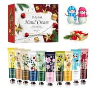 Butyeak Crema Mani Set,Set Regalo Crema per le Mani,Set Crema per Natale, Profondamente Idratante e Nutriente Non Grasso, Regalo Natale,Non Unge,10 * 30g