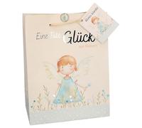 Butzon & Bercker Geschenktüte zur Geburt - Tüte Glück mit kleinen Aufmerksamkeiten für frisch gebackene Eltern, ideales Mitbringsel zur Geburt eines Babys