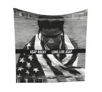 Buulotpp ASAP Rocky Long Live Asap arazzo poster dimensioni 71,1 x 71,1 cm parete soggiorno camera da letto decorazione da parete decorazione da parete senza cornice arte regalo panno da parete 70 x