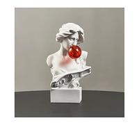 BUUNHI Statue decorative Home Decor Sculture Home Statua di David Statua greca Statue decorative Testa Busto Scultura Sculture (Color : Hight30cm Pianogirl)
