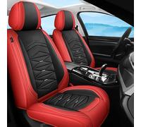 Buuoo Coprisedili per auto, universali, adatti per Ford Kuga, Everest, Mustang, Mach-E, Puma, set completo, in nappa