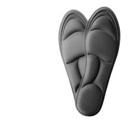 BUUV Solette in Memory Foam for Massaggio 5D for Scarpe Suola Cuscino Solette Sportive da Corsa for Piedi Solette Ortopediche(Gray,S(EU35-40) 25cm)