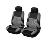 BUVBRJDR per Ford EcoSport 2018-2025 Coprisedili Anteriori 2 Pezzi, Coprisedile Auto in Poliestere Traspirante con Disegno 3D Goffrato, Protezione Sedili,B