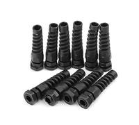 Buwei 10 Pezzi Impermeabili M12 PG7 connettori per Cavi Protezione antistrappo a Spirale