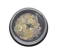 Buwei 120 Pezzi Misti Steampunk Ingranaggi Ingranaggi Orologio Fascino Cornice UV Resina riempimenti Gioielli Fai da Te