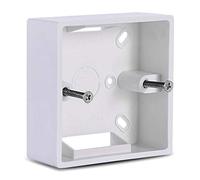 Buwei 86X86 Cassetta per Montaggio a Parete con Scatola di Giunzione in PVC Ispessito per Interruttore con Presa di Base Scatola Inferiore con Interruttore Accessori per Scatola elettrica