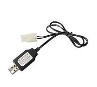 Buwei Cavo di Ricarica Batteria Caricatore USB Ni-CD Ni-MH Confezione di batterie KET-2P Adattatore a Spina 9.6 V 250 mA Uscita Giocattoli Auto