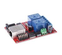 Buwei LAN Ethernet 2 Way Relay Board Ritardo Switch Modulo Controller TCP/UDP Web Server