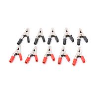 Buwei Pinze a Coccodrillo Isolate 10X Morsetti a Coccodrillo per Cavi con Manico in plastica