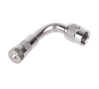 Buwei Pneumatico -Valva Steli Estensori Adattatore Universale per estensore valvola Pneumatico per Ruota da 90 Gradi per Scooter per Moto, Camion, Bici