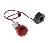 Buwei Voltmetro Digitale Amperometro 22mm Rotondo AC 50-500V 0-100A Volt Volt Amp Monitor