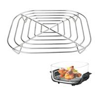 Buxiffod Crisper Rack in acciaio inox per friggitrice ad aria compatibile con friggitrice ad aria Ninja Crispi FN101 2.5QT e 4QT