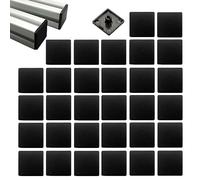 BuxiuGK 100 Pezzi 2020 Standard Europeo Alluminio Plastica Estrusione Estremità Coperchio Nero per 2020 Standard Europeo Profili di Alluminio Industriali,20x20mm