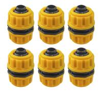 BuxiuGK 6 Pezzi Connettori di Riparazione Tubi Doppio Tubo Connettore 1/2 Pollic per Garden and House Faucet