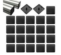 BuxiuGK 60 Pezzi Profilati in alluminio Cappuccio per estremità 3030 Standard Europeo Alluminio Plastica Estrusione End Cap per profilo da costruzione in alluminio 30mm x 30mm