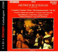 Buxtehude, D. - Kammermusik Vol.3