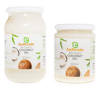 Buxtrade Olio di Cocco Refined, 3 Bicchieri (3x500ml)