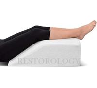 BUY ALL HERE Cuscino inclinato per sollevare le gambe, cuscino a cuneo inclinato per dormire, leggere, chirurgia, dolore alle gambe, alle ginocchia e all'anca, migliora la circolazione con fodera