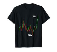 Buy and Sell - Stock Trading Candlestick Daytrader Maglietta