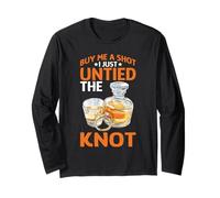 Buy Me A Shot I Just Untied The Knot Partito di divorzio - Maglia a Manica