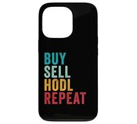 Buy, Sell, HODL, Repeat - Crypto Investing Vintage Custodia per iPhone 13 Pro