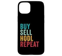 Buy, Sell, HODL, Repeat - Crypto Investing Vintage Custodia per iPhone 15 Plus