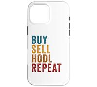 Buy, Sell, HODL, Repeat - Crypto Investing Vintage Custodia per iPhone 16 Pro Max